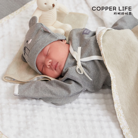 [Copper Life] Copper Fabric Newborn Baby Clothes _ Electromagnetic Wave Blocking, Anti-static, Deodorizing, Antimicrobial _ made in KOREA